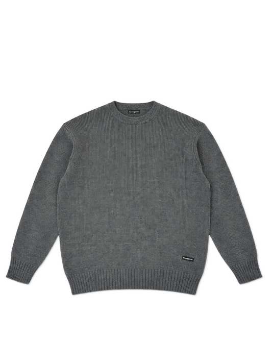 Grey Heavyweight knitted