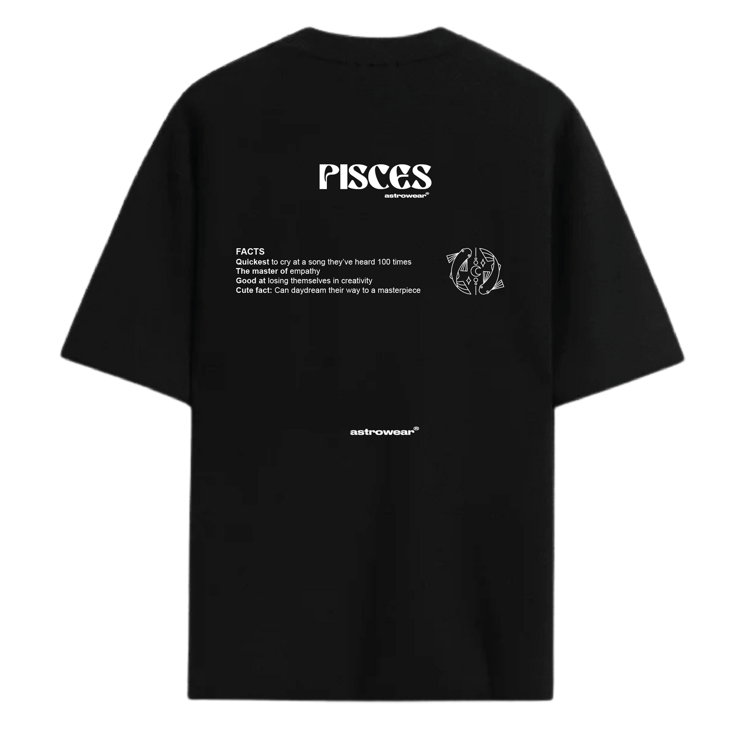 Pisces Black T-shirt