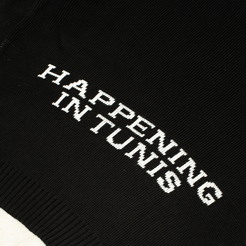 Black Heavyweight knitted