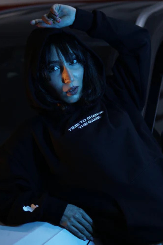 TIME TO CHANGE THE GAME BLACK HOODIE