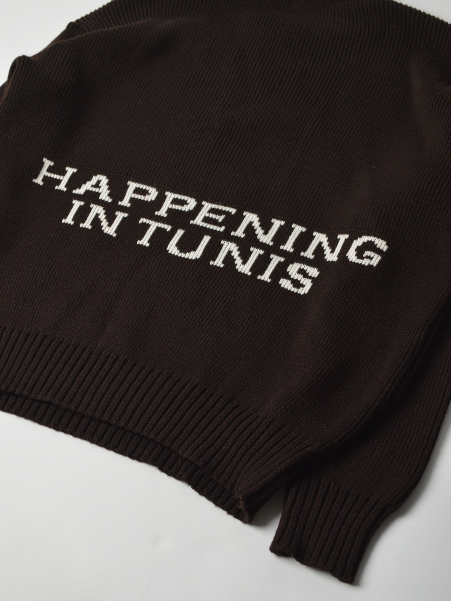 Brown Heavyweight Knitted