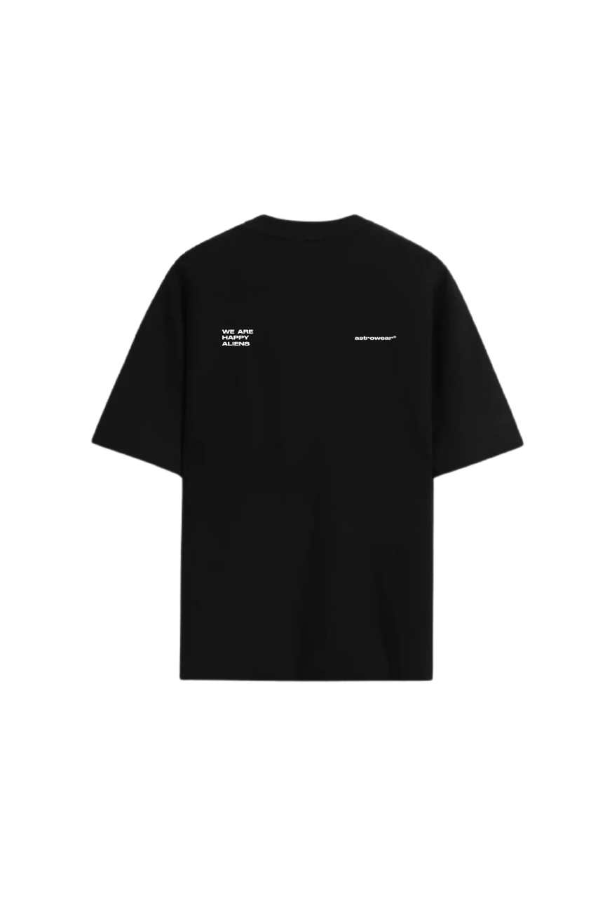Happy Aliens Black T-shirt