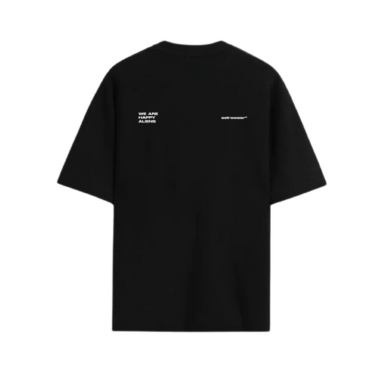Happy Aliens Black T-shirt