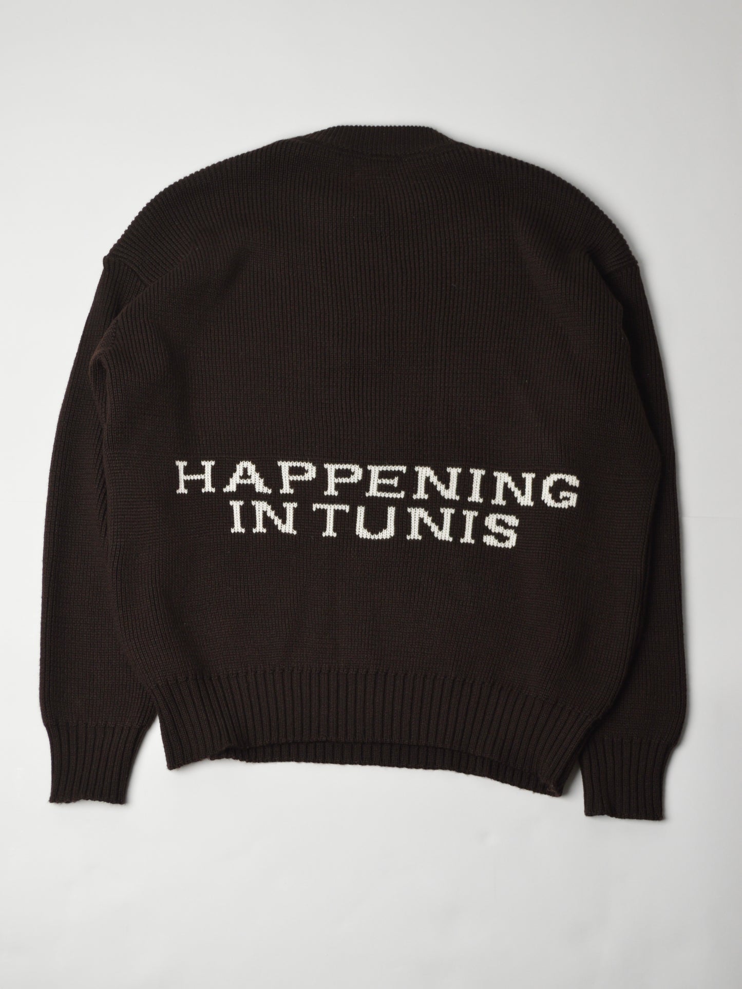 Brown Heavyweight Knitted