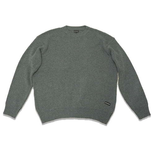 Grey Heavyweight knitted
