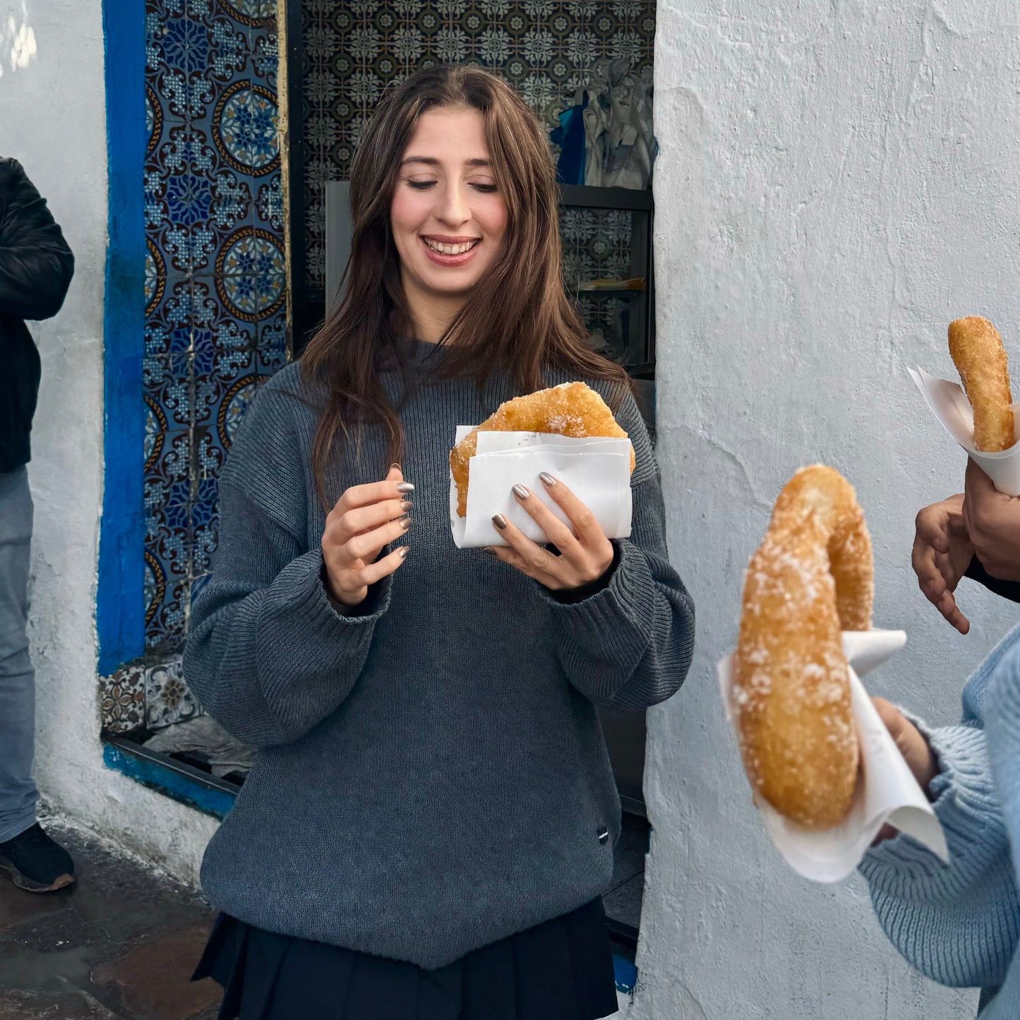 Grey Heavyweight knitted