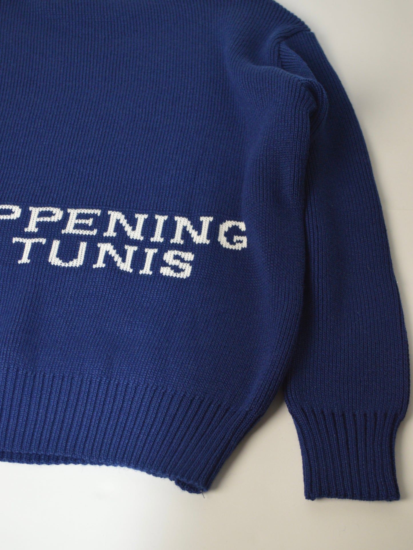 Navy Blue Heavyweight Knitted