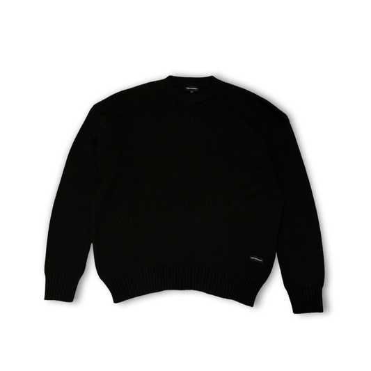 Black Heavyweight knitted