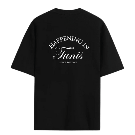 Happening In Tunis Black T-shirt
