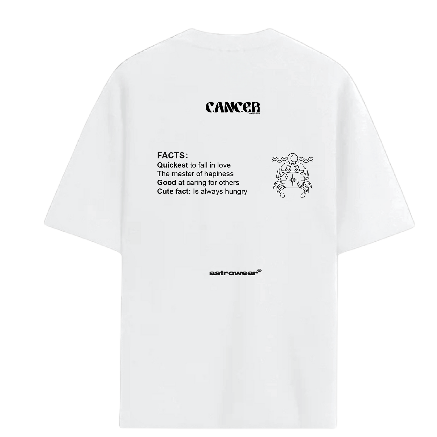 Cancer White T-shirt