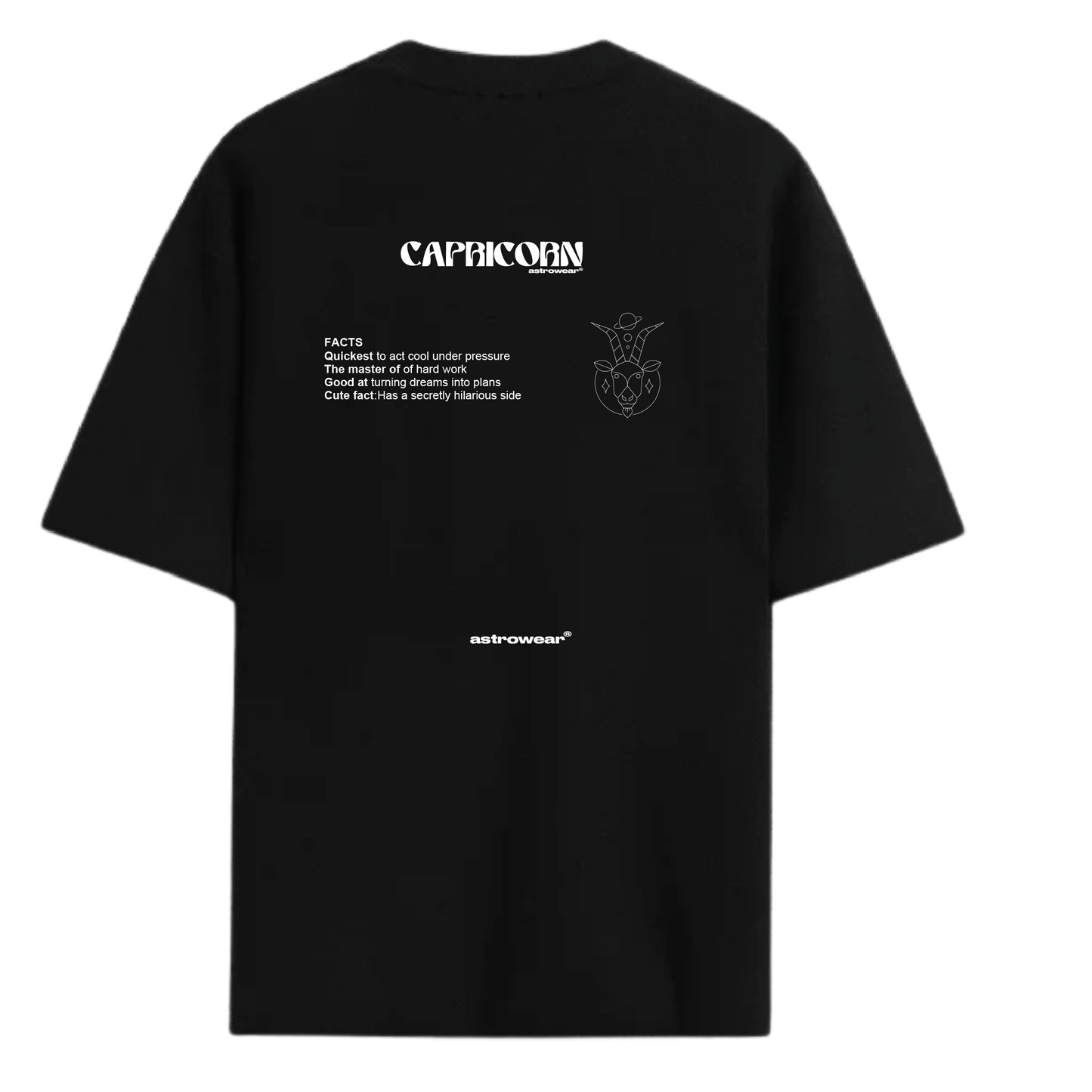 Capricorn Black T-shirt