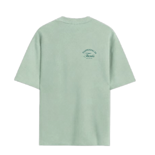 Pistachio Green - HAPPENING IN TUNIS T-SHIRT