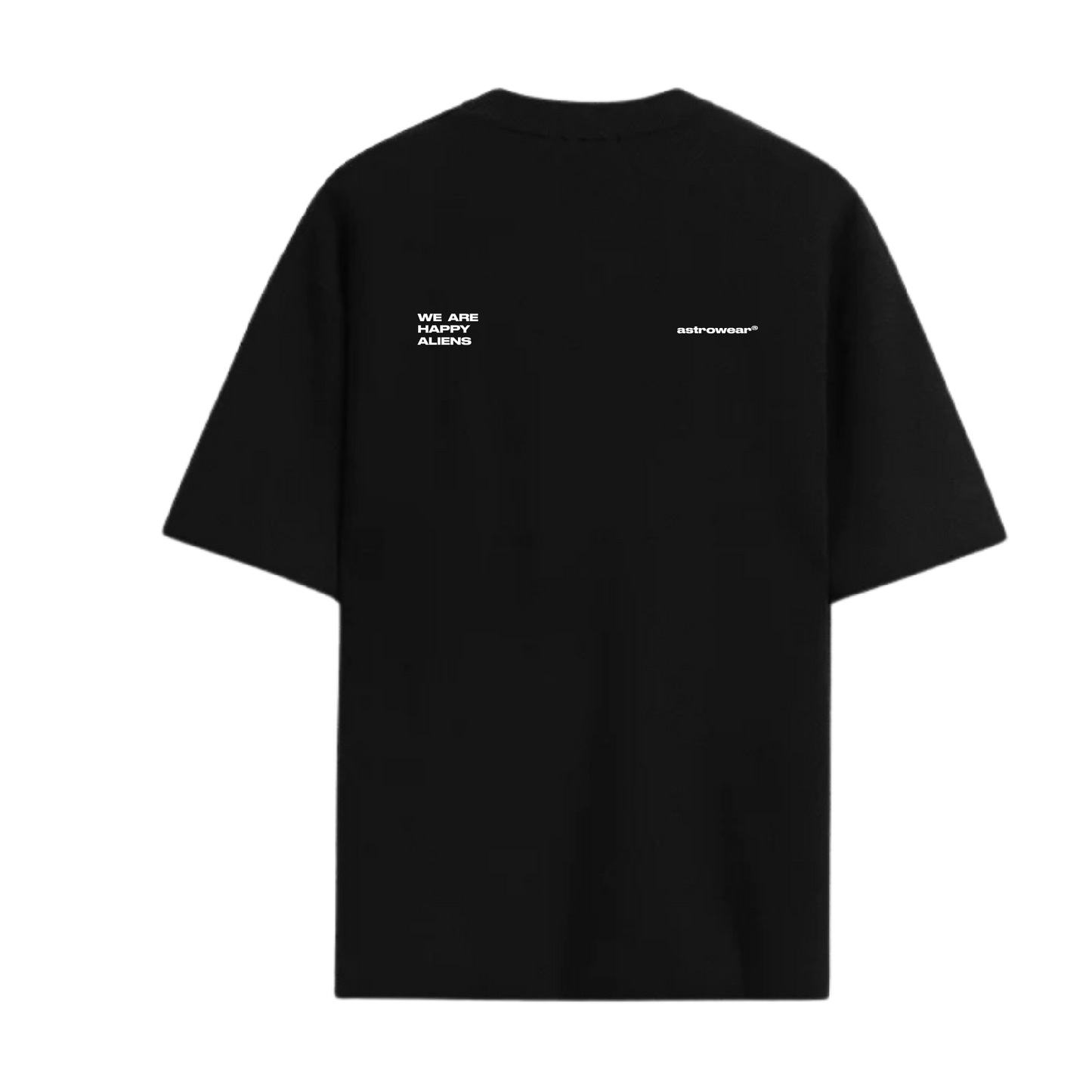 Happy Aliens Black T-shirt